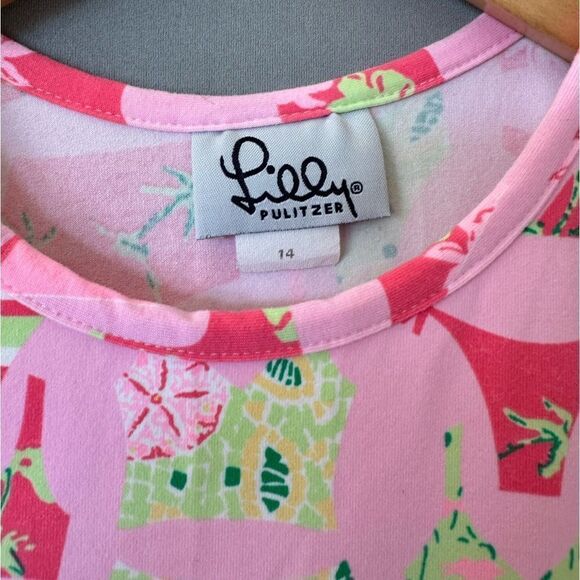 🎉5 for $45🎉 Lilly Pulitzer Dress Girls Size 14 - Picture 4 of 7